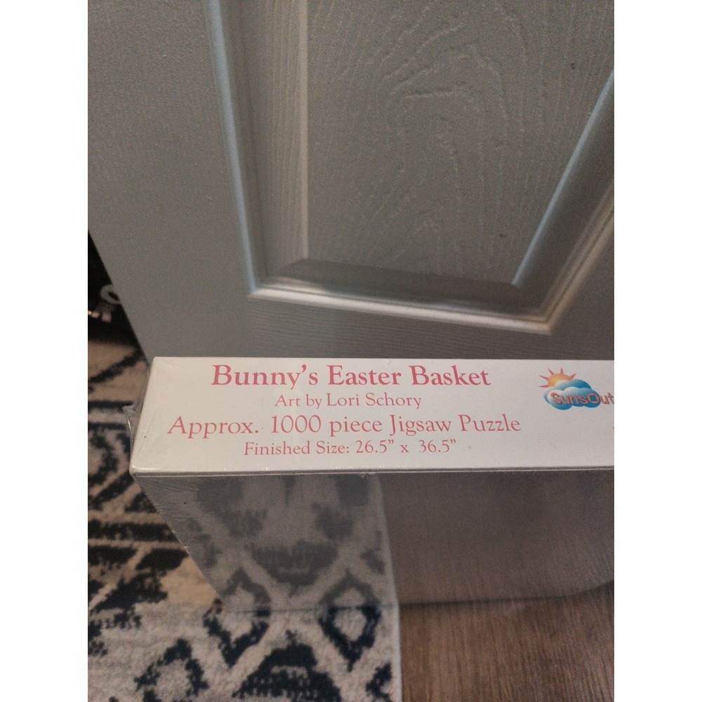 Bunnys Easter Basket Jigsaw Puzzle 1000 Pieces Special Shape 26.5" x 36.5" *NISB - Picture 5 of 5